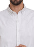Indigo*Coffe - Design 1 Striped Oxford Shirt - Khotwh